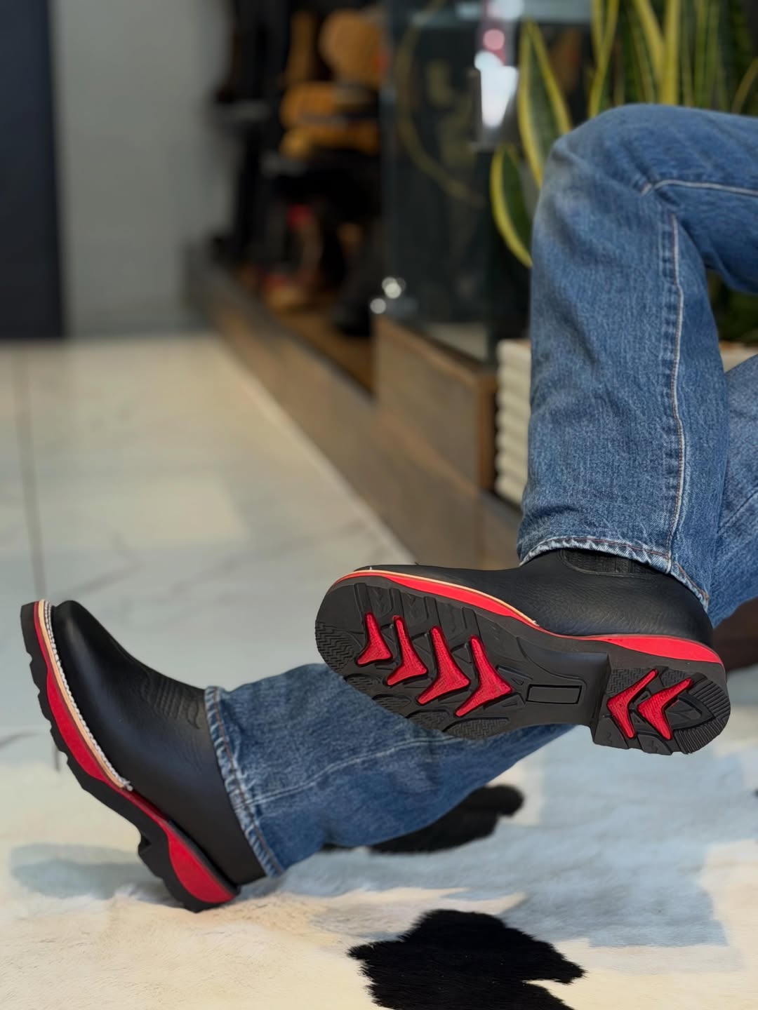 Italian Vintage Deerskin Ankle Boots