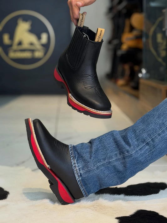 Italian Vintage Deerskin Ankle Boots
