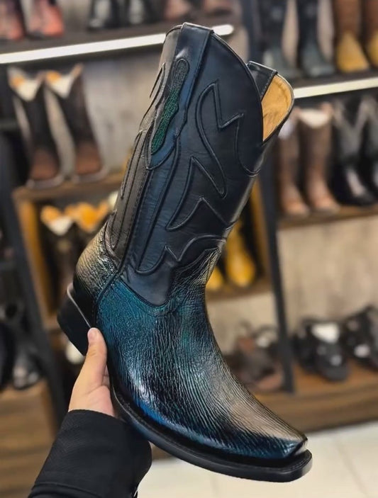 Handmade Shark-Skin Boots