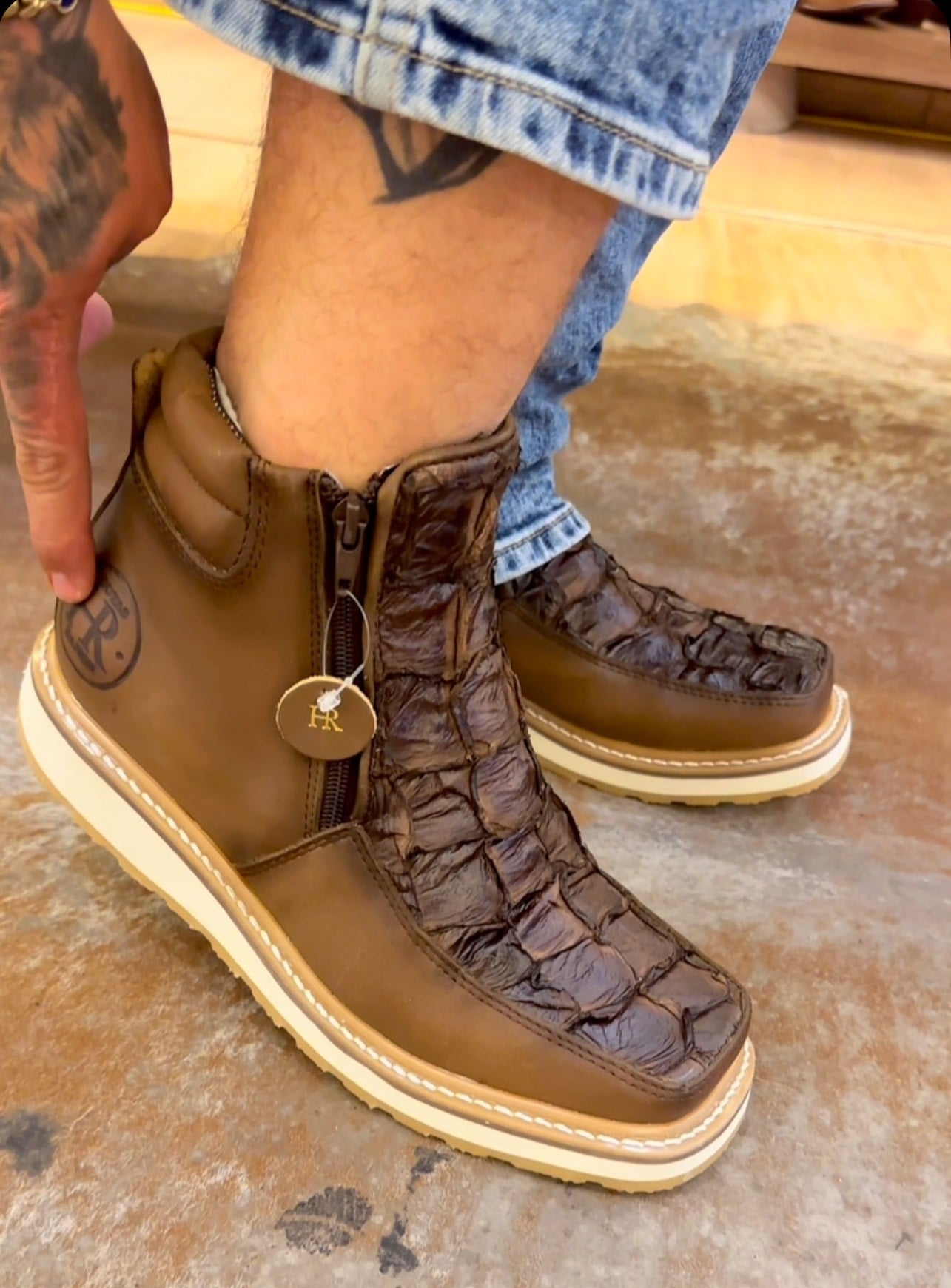 Italian Sabotage Craft Cowboy Boots(Buy 2 Free Shipping✔️)