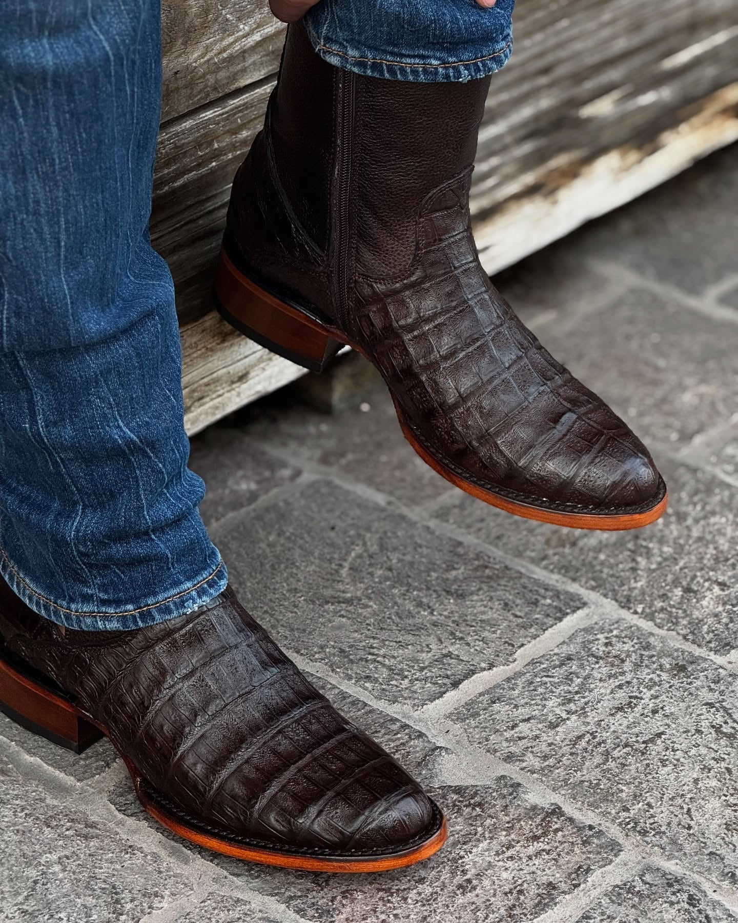 Alaska Vintage Alligator Cowboy Boots(Buy 2 Free Shipping✔️)