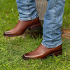 Italian Vintage Cowhide Cowboy Boots