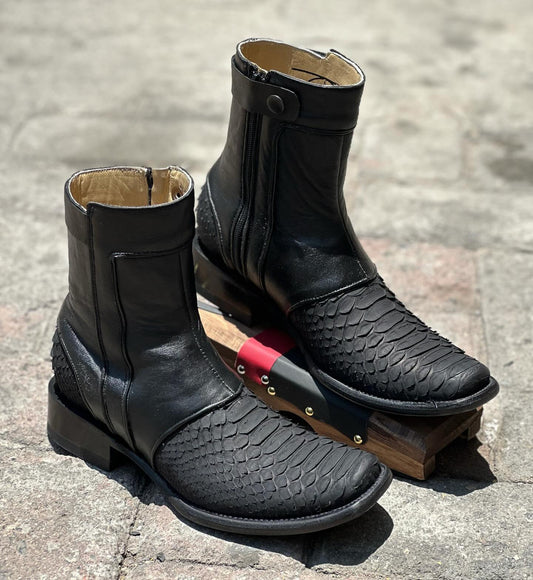 Original Vintage Python Cowboy Boots