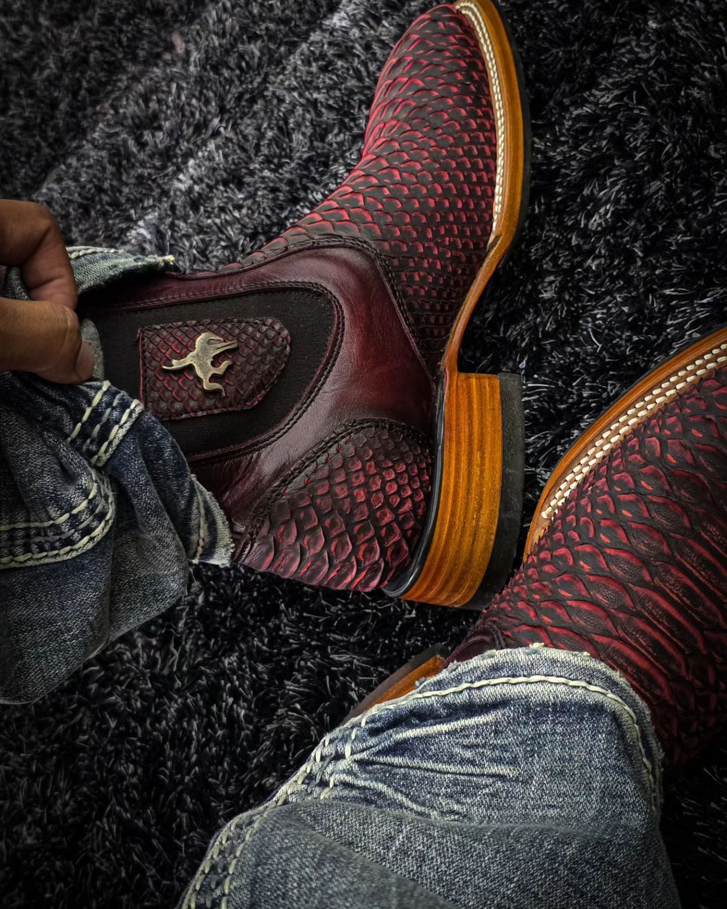 Handmade Phyton Ankle Boots(Buy 2 Free Shipping✔️)