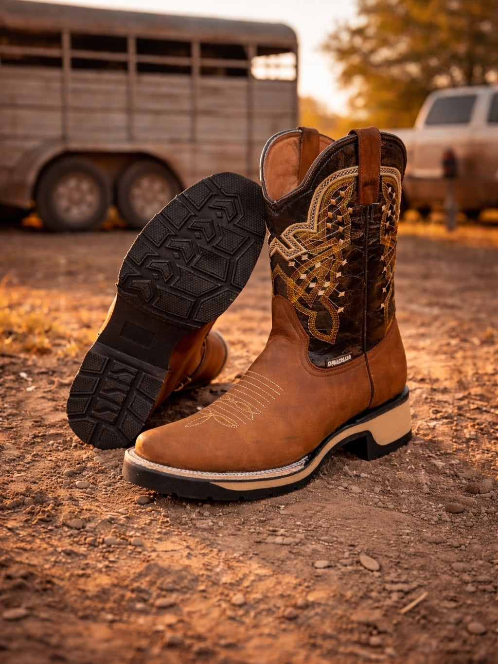 Italian Cowhide Embroidered Knight Boots(Buy 2 Free Shipping✔️)