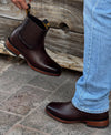 Elegant Pointed Toe Cowhide Ankle Boots