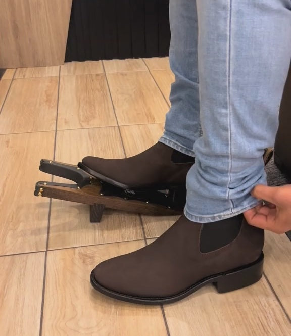 Classic Suede Cowboy Boots