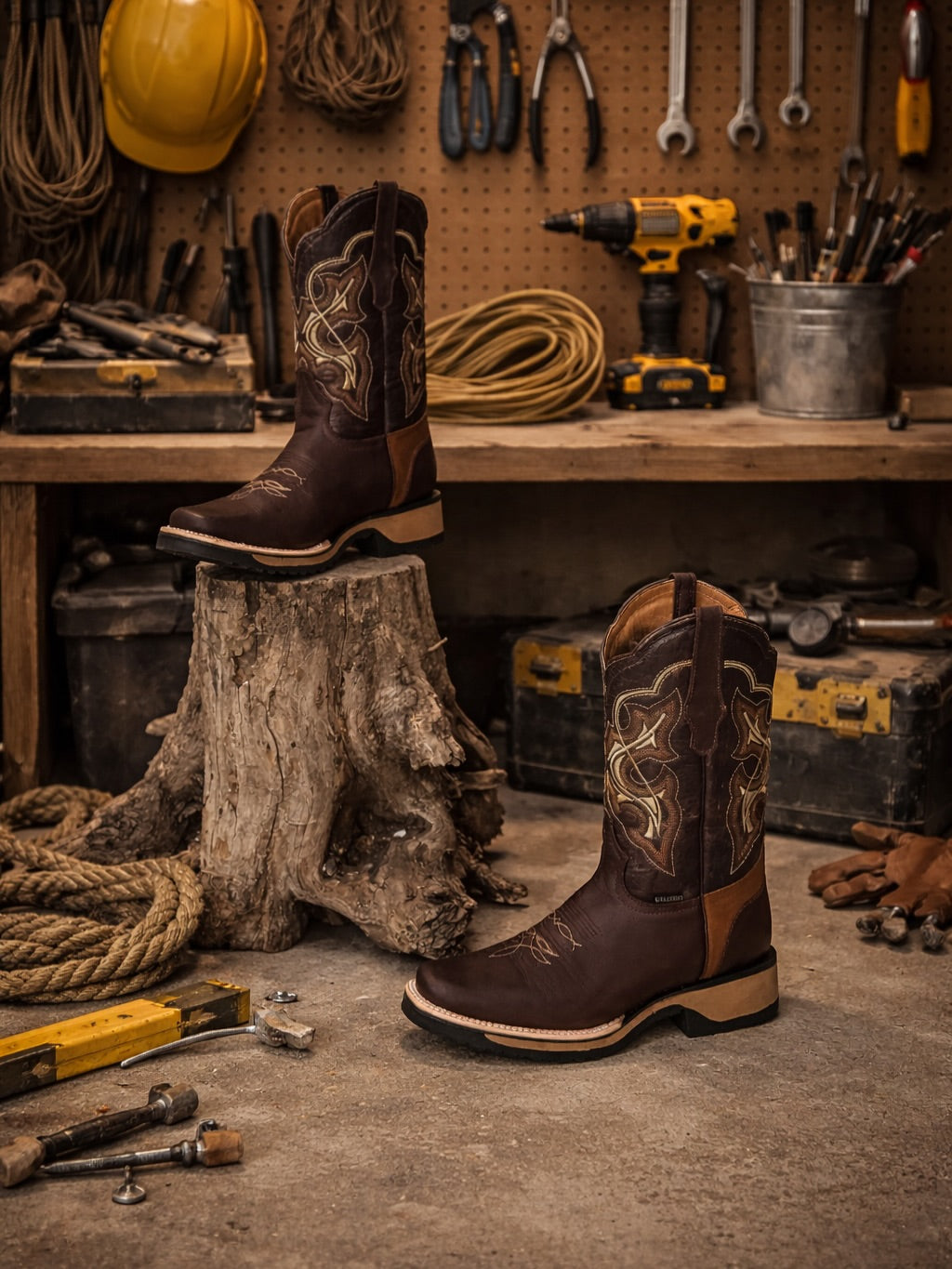Gold Rodeo Cowboy Boots(Buy 2 Free Shipping✔️)