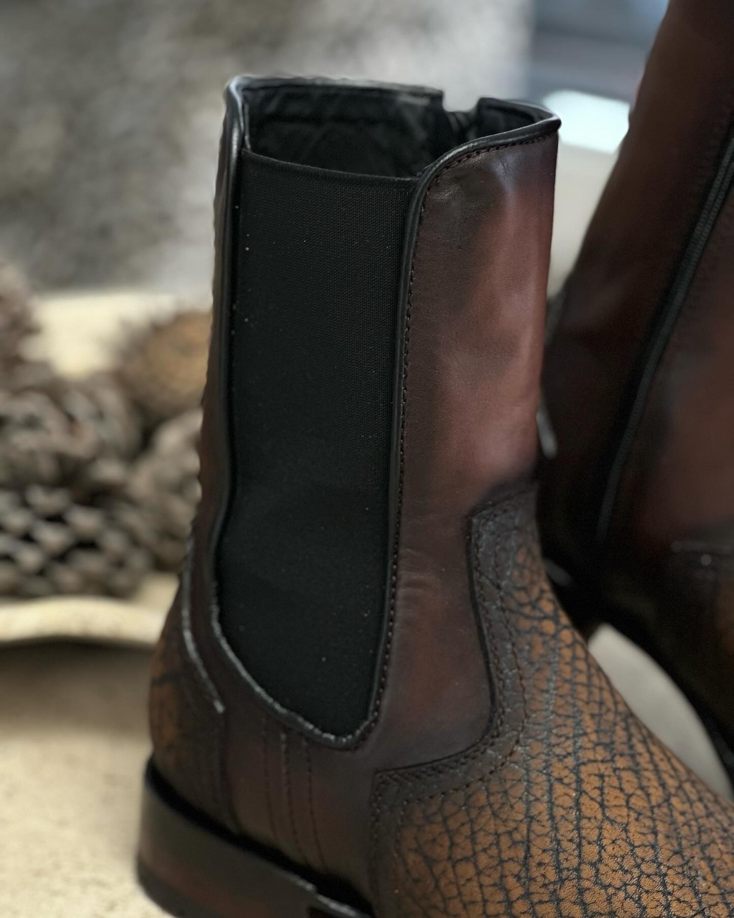 Hand Carved Vintage Cowboy Boots