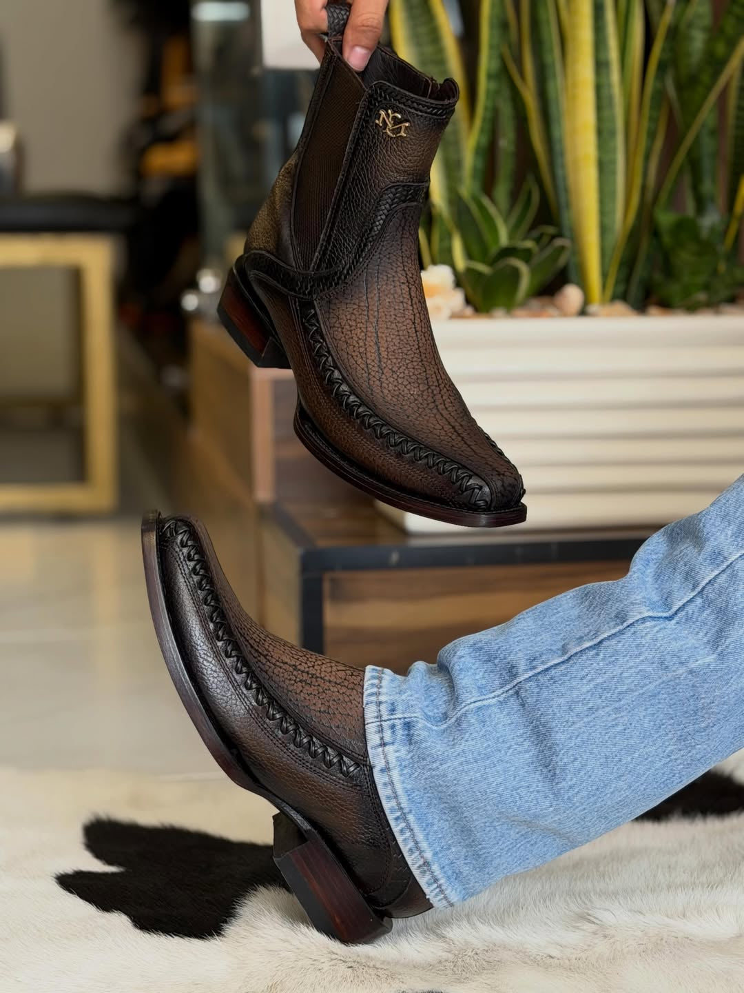 Vintage Stingray Cowboy Boots