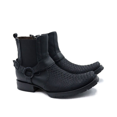 Vintage Western Python Cowboy Boots