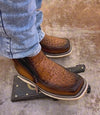 Alaska Ostrich Skin Cowboy Boots