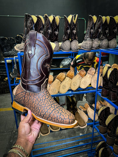 Italian Hand Carved Cowboy Boots