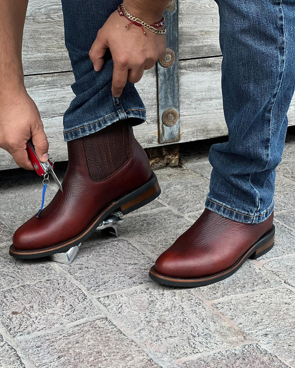 Italian Cowhide Ankle Boots