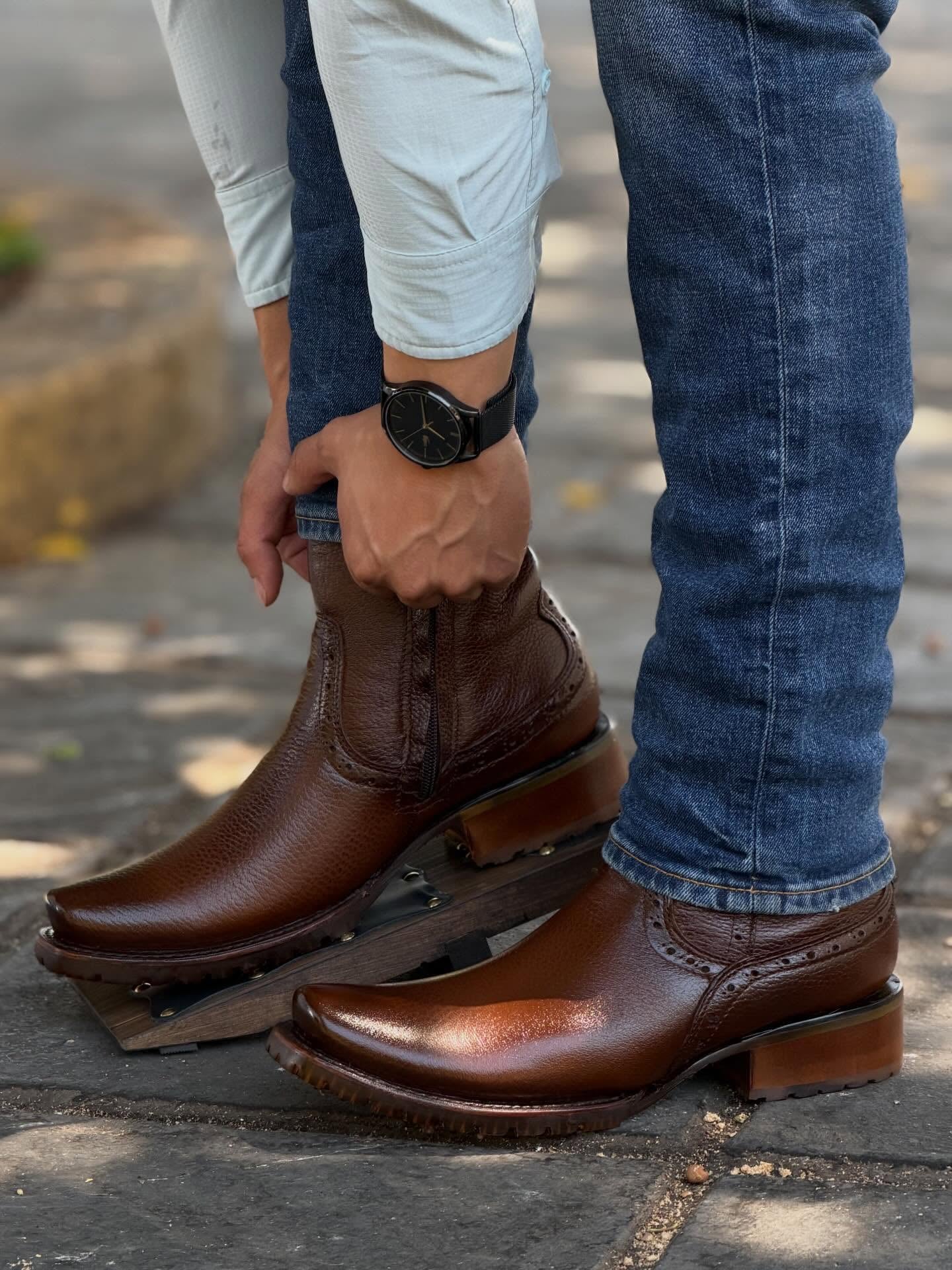 Italian Vintage Deerskin Boots