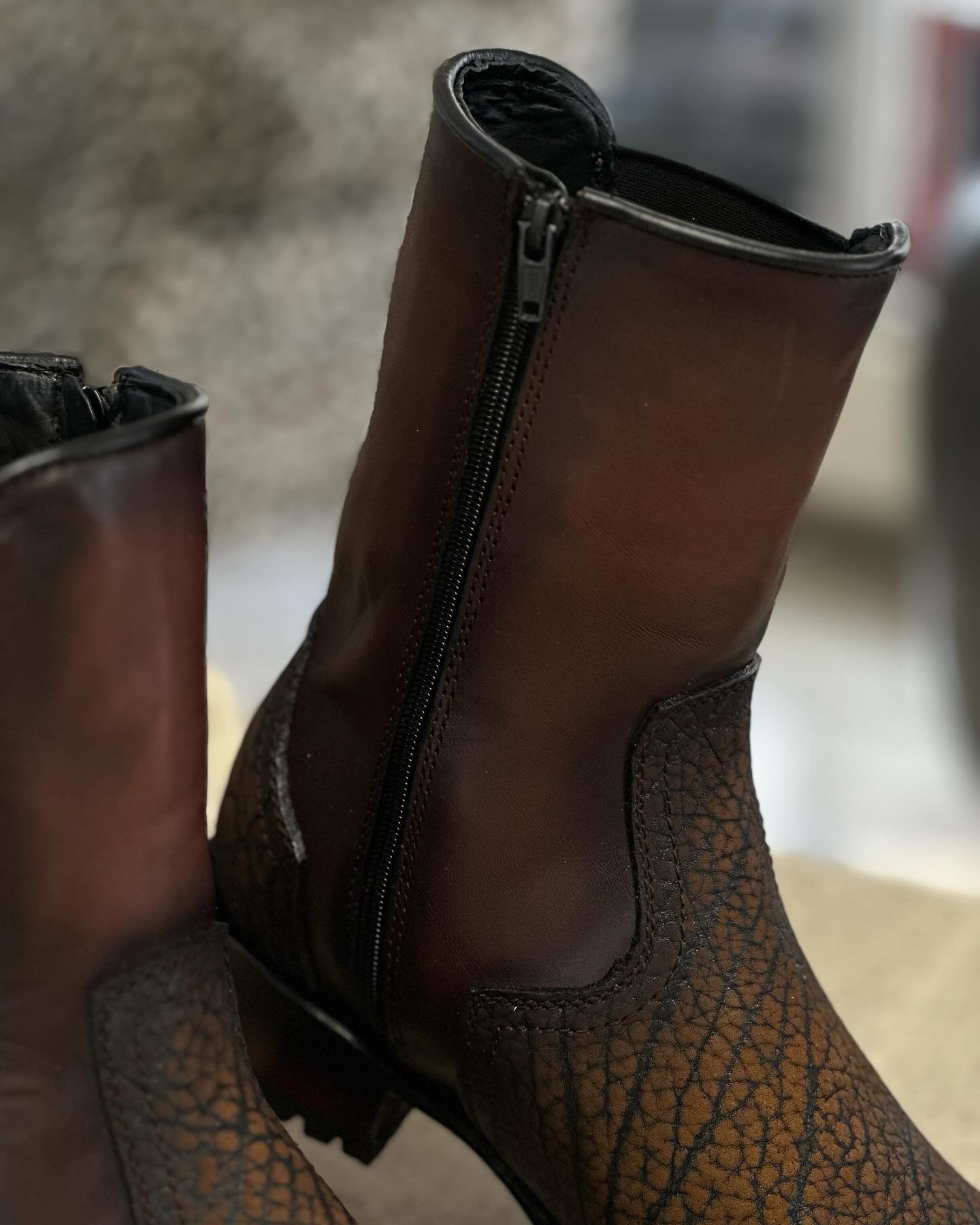 Hand Carved Vintage Cowboy Boots
