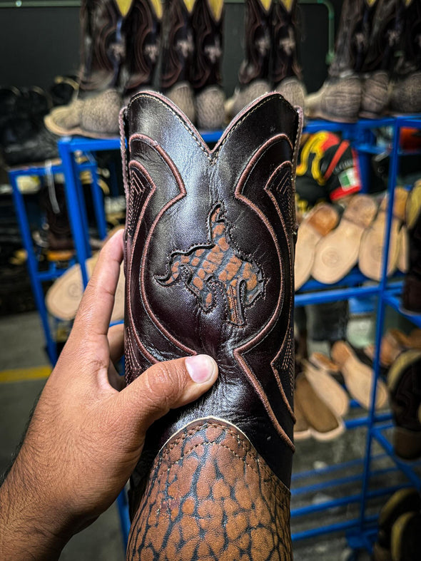 Italian Hand Carved Cowboy Boots
