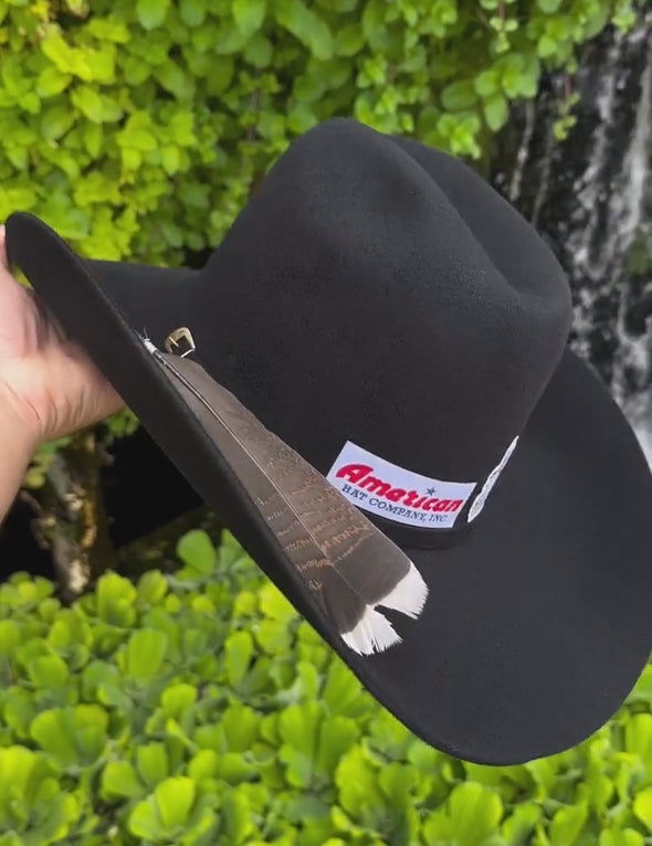 Feather Accessories Cowboy Hat