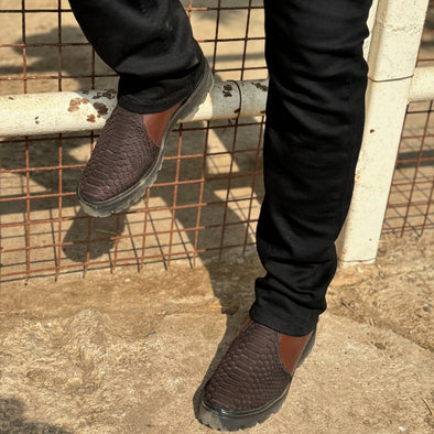 Custom Python Western Cowboy Boots