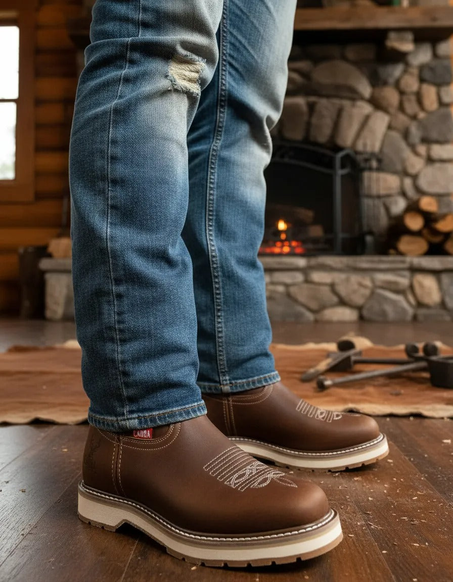 Classic Cowhide Ranch Boots(Buy 2 Free Shipping✔️)