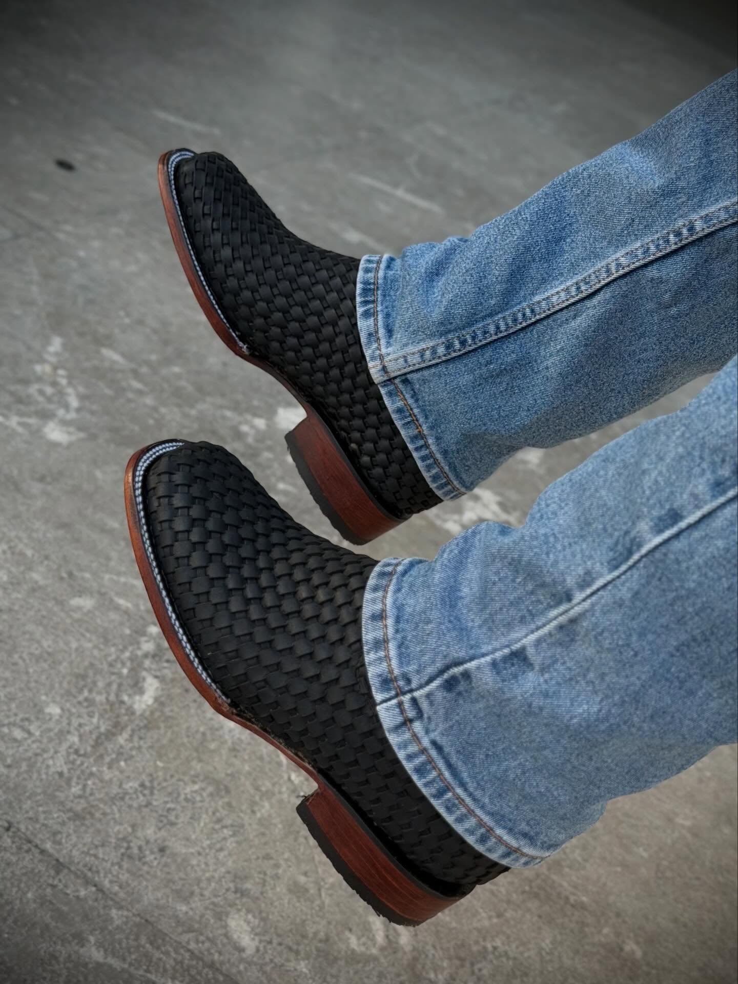 Handcrafted Cowhide Ankle Boots