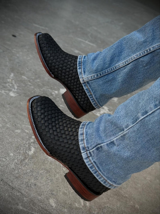 Handcrafted Cowhide Ankle Boots
