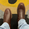 Vintage Textured British Chelsea Boots