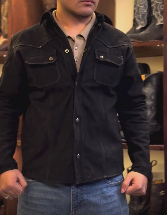 Suede Shirt Jacket