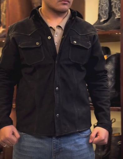 Suede Shirt Jacket