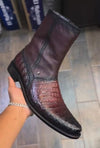 Handmade Crocodile Leather Boots
