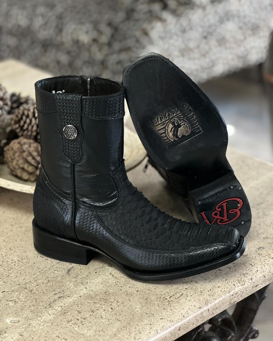 ⏰ Last Day Promotion $13 Off-Handmade Python Vintage Boots(Buy 2 Free Shipping✔️)