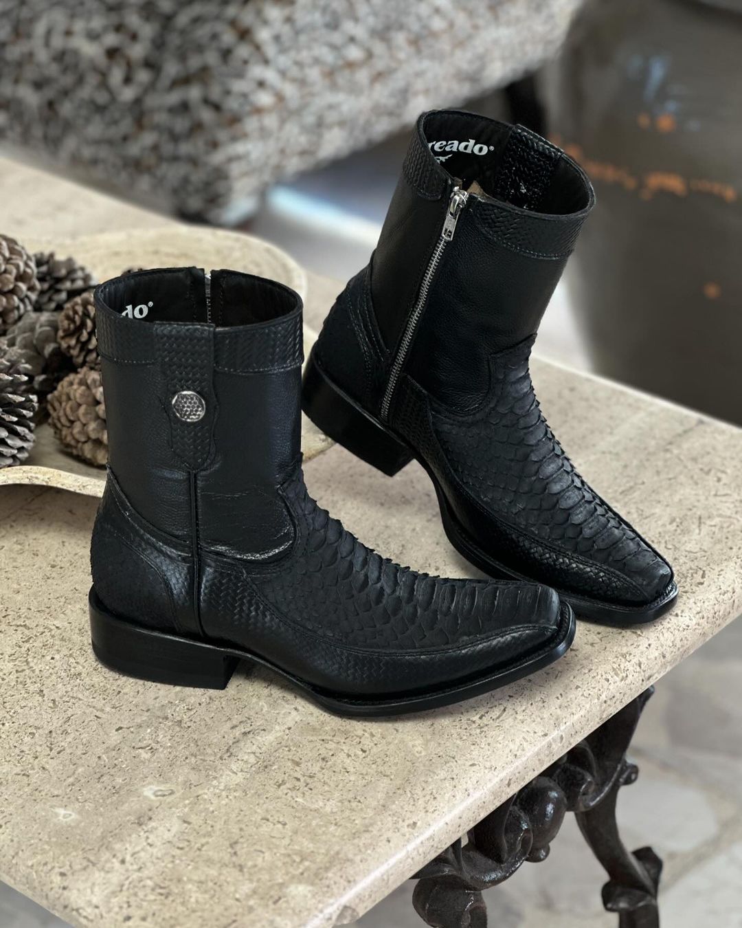 ⏰ Last Day Promotion $13 Off-Handmade Python Vintage Boots(Buy 2 Free Shipping✔️)