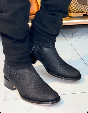Handmade Python Vintage Cowboy Boots