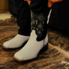 Men's Vintage Embroidered Knight Boots