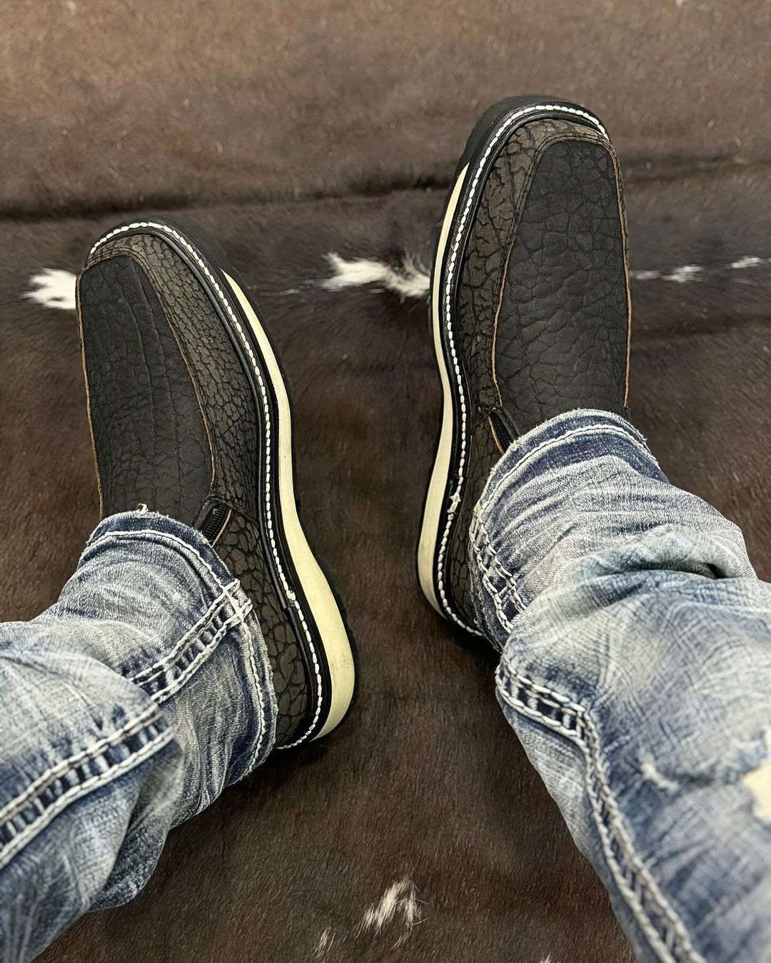 Handmade Vintage Textured Cowhide Boots(Buy 2 Free Shipping✔️)