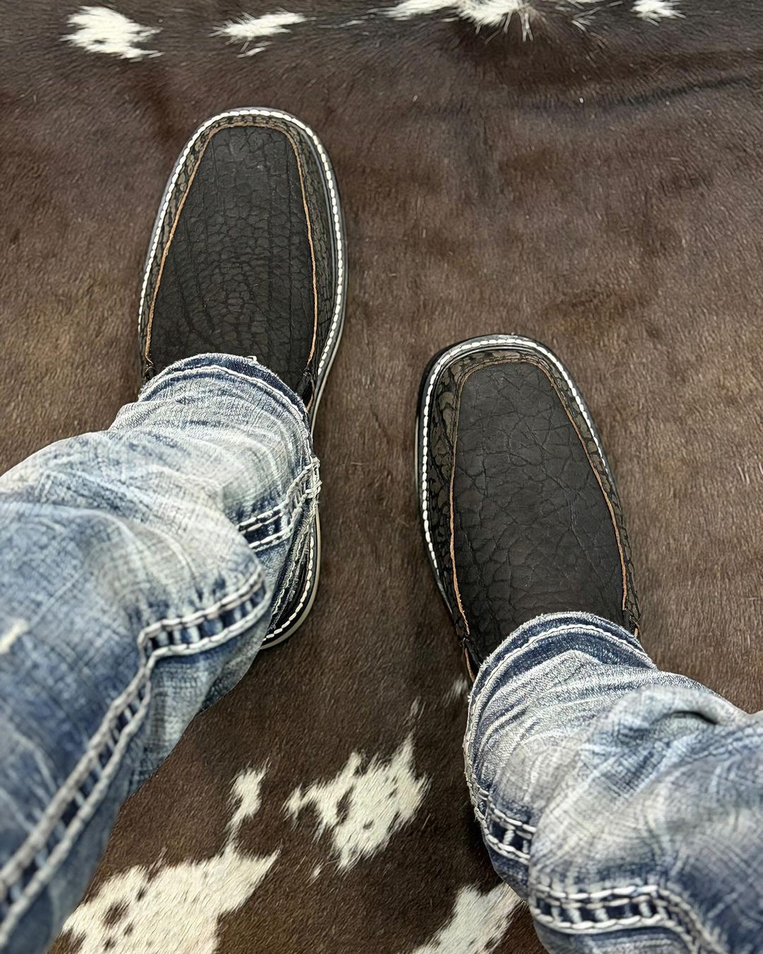 Handmade Vintage Textured Cowhide Boots(Buy 2 Free Shipping✔️)