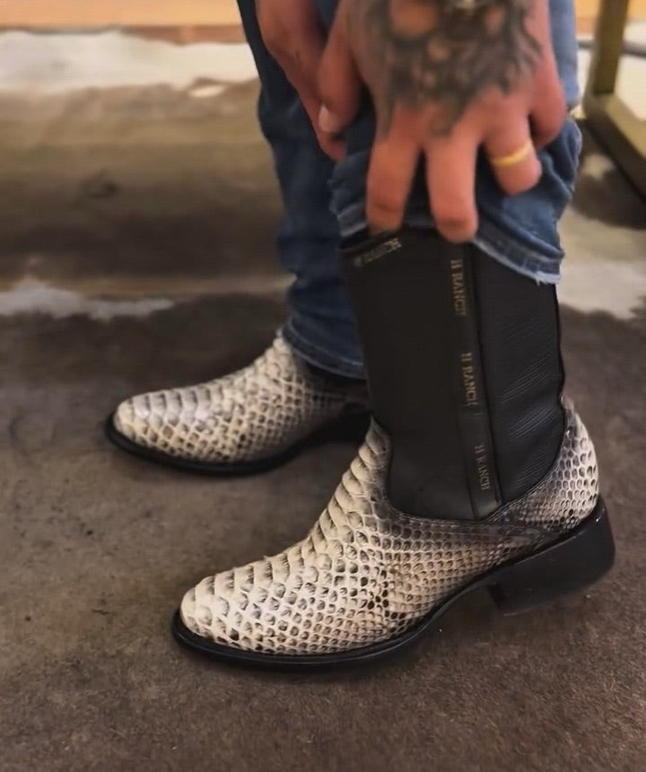 Handmade Vintage Printed Python Boots(Buy 2 Free Shipping✔️)