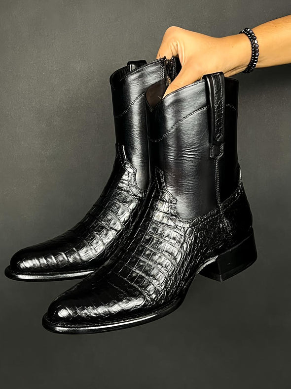 Crocodile Vintage Cowboy Boots(Buy 2 Free Shipping✔️)