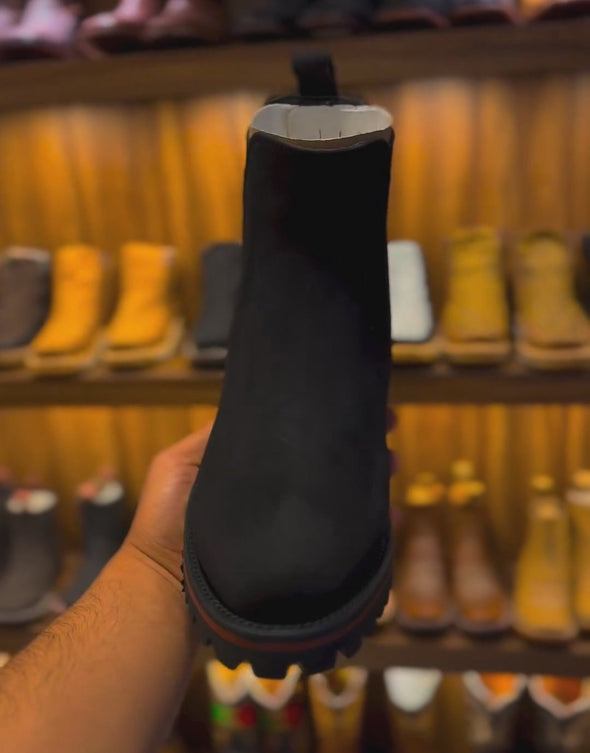 Men's Handmade Suede Cowboy Boots