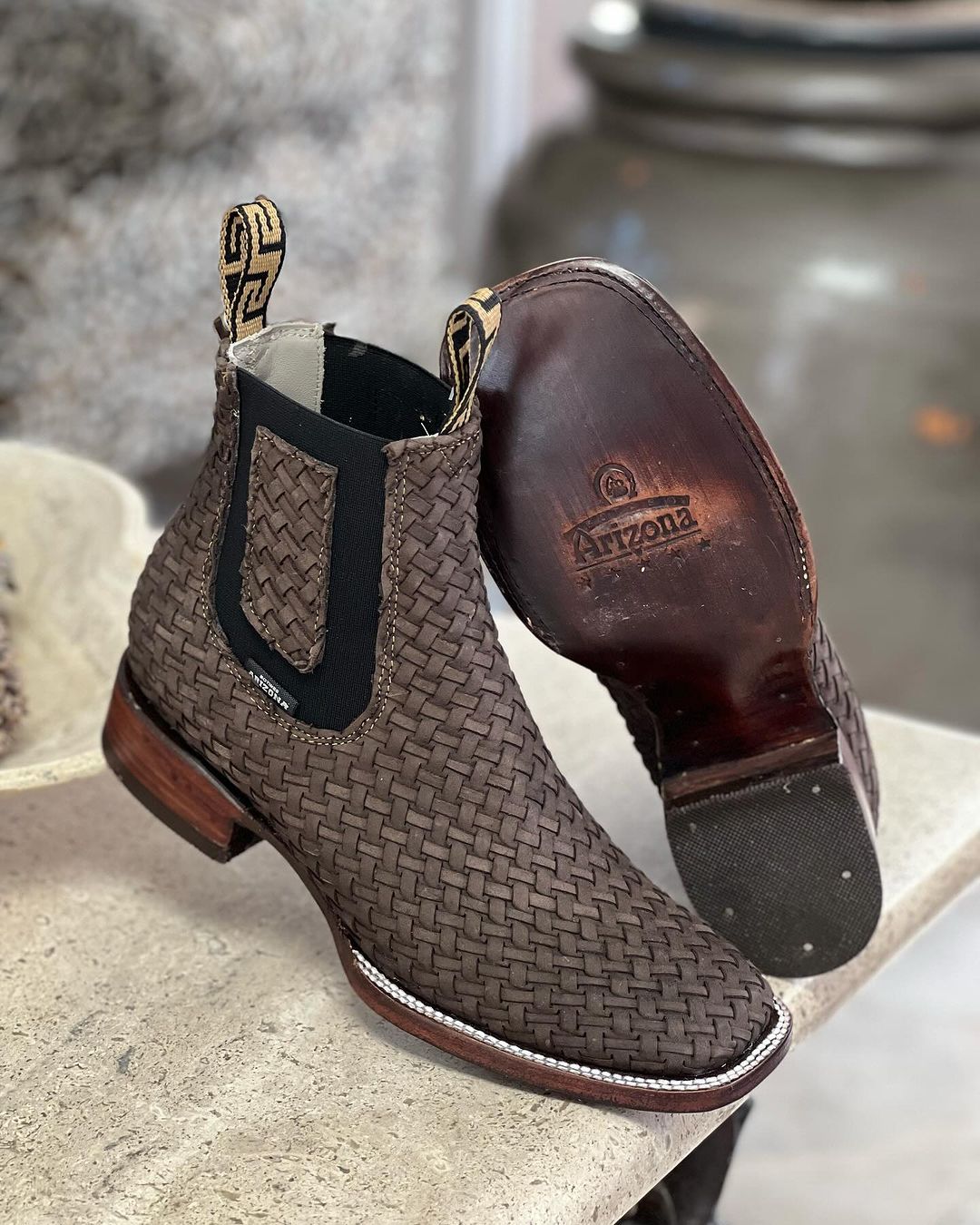 Men's Vintage Crocodile Leather Cowboy Boots