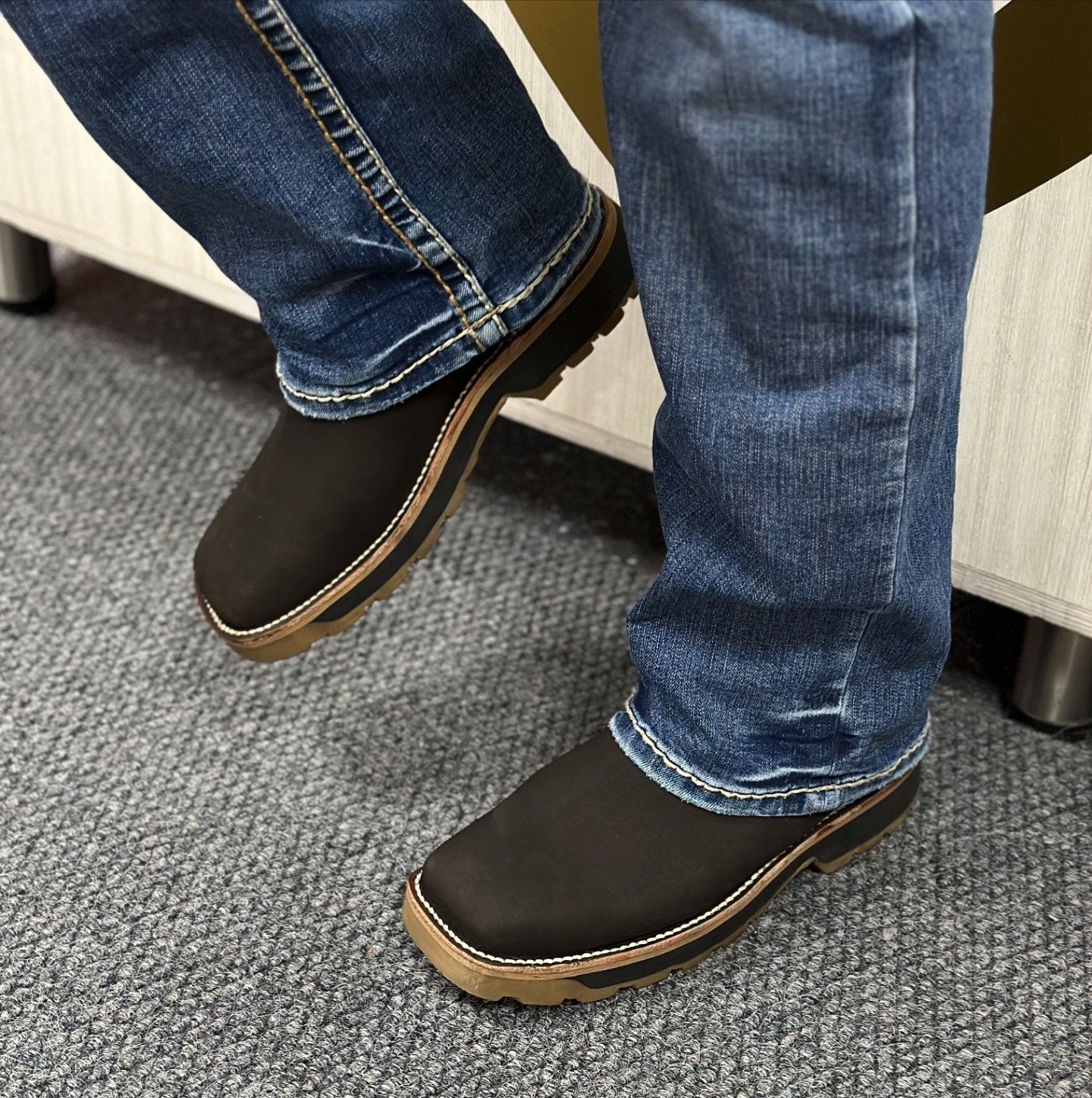 Black All Terrain Work Boots