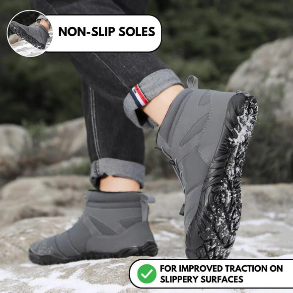 Non-slip & universal winter barefoot shoe (Waterproof)-New Year Sale