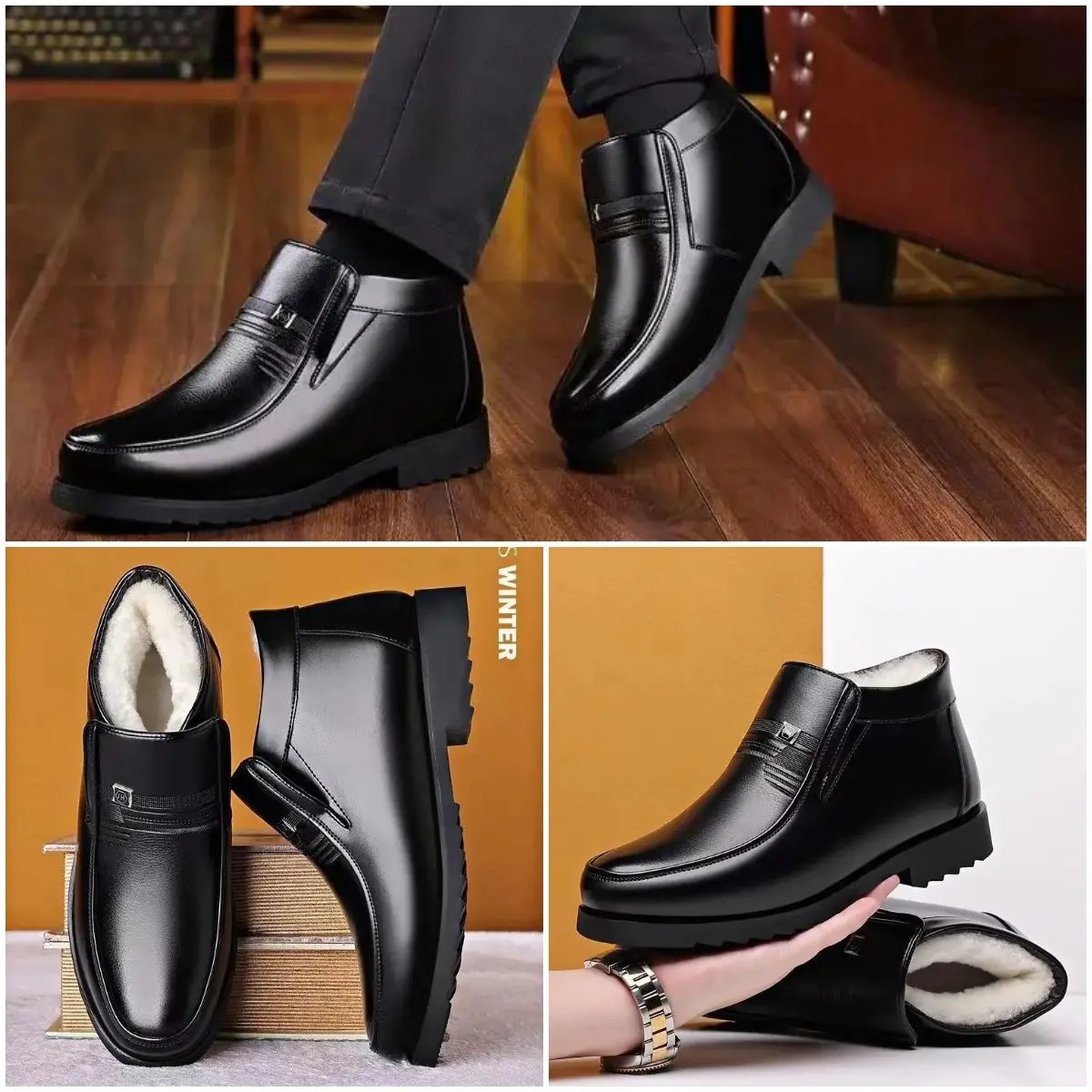 Winter Thickened Wool Shoes
