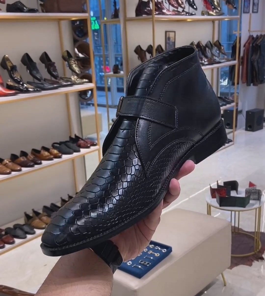 Handmade Python Boots