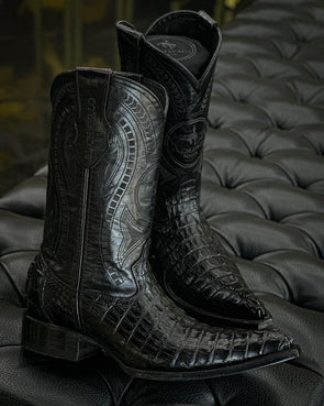 Vintage Totem Crocodile Boots