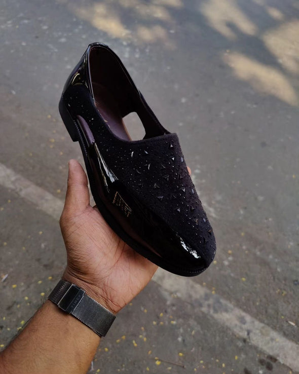 Italian Handmade Obsidian Loafers