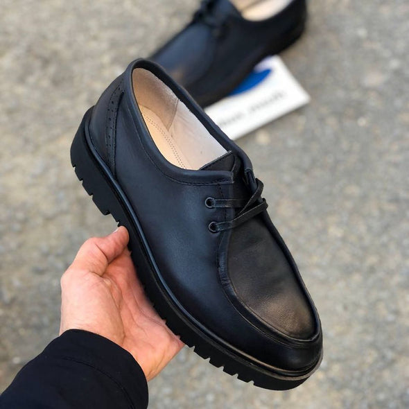 Men's Minimalist Leather Shoes