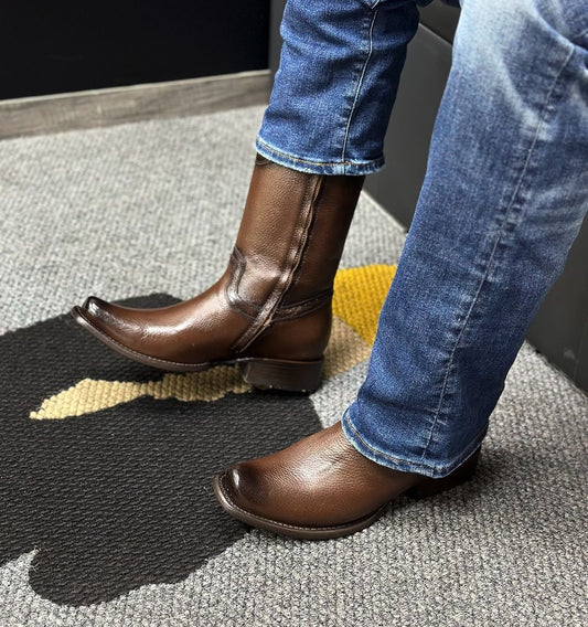 Vintage Handmade Cowhide Boots