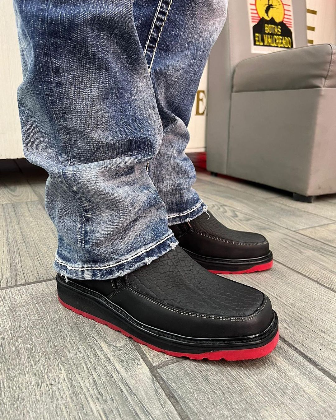 Italian Hand-textured Cowboy Boots