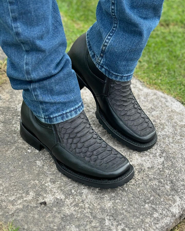 Italian Handmade B1 Python Boots